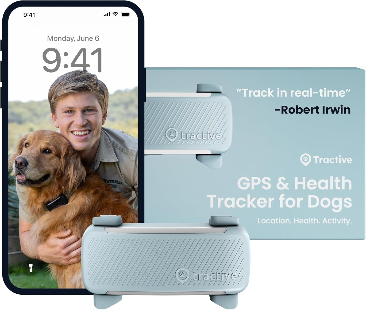 GPS Dog Tracker | 2025 Edition | Market Leader | Real-Time Location Tracking | Escape Alerts | Activity Monitoring | Health Alerts | Bark Monitoring (Mint)